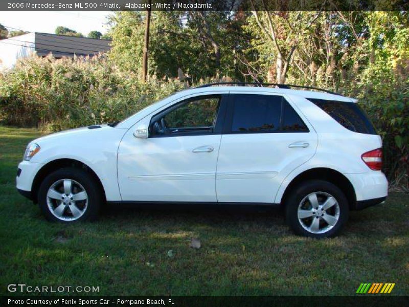 Alabaster White / Macadamia 2006 Mercedes-Benz ML 500 4Matic