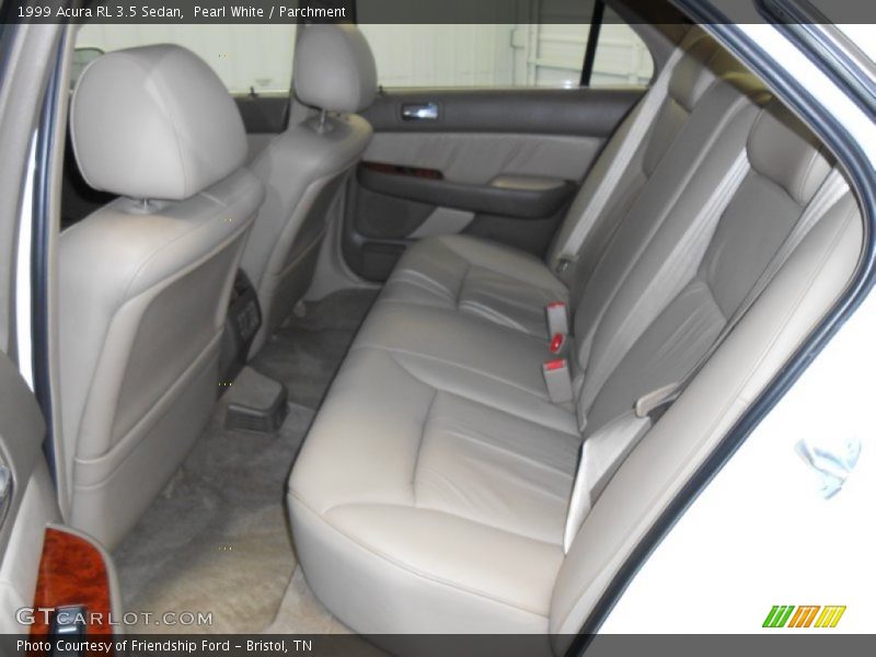 Rear Seat of 1999 RL 3.5 Sedan
