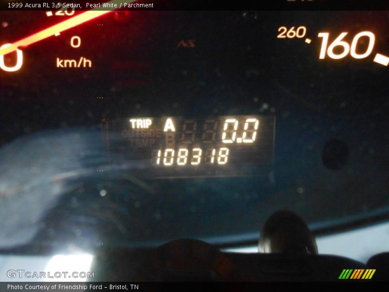 Pearl White / Parchment 1999 Acura RL 3.5 Sedan