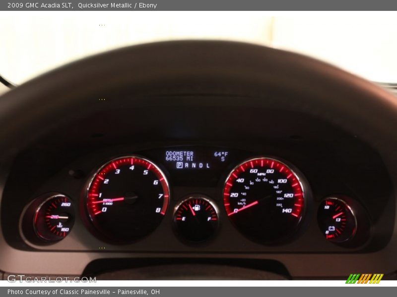 Quicksilver Metallic / Ebony 2009 GMC Acadia SLT