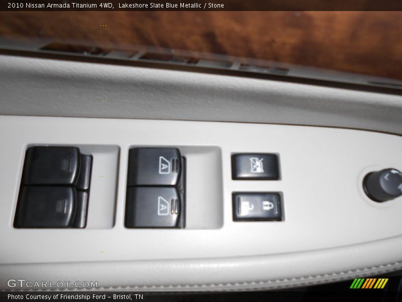 Lakeshore Slate Blue Metallic / Stone 2010 Nissan Armada Titanium 4WD