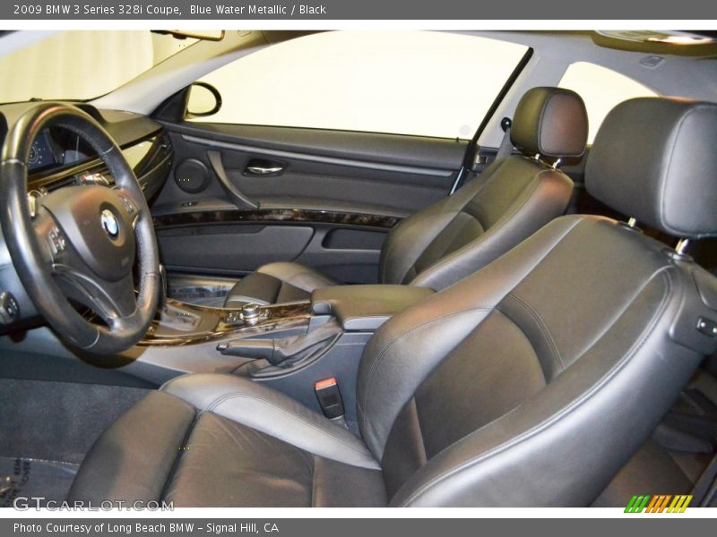 Blue Water Metallic / Black 2009 BMW 3 Series 328i Coupe
