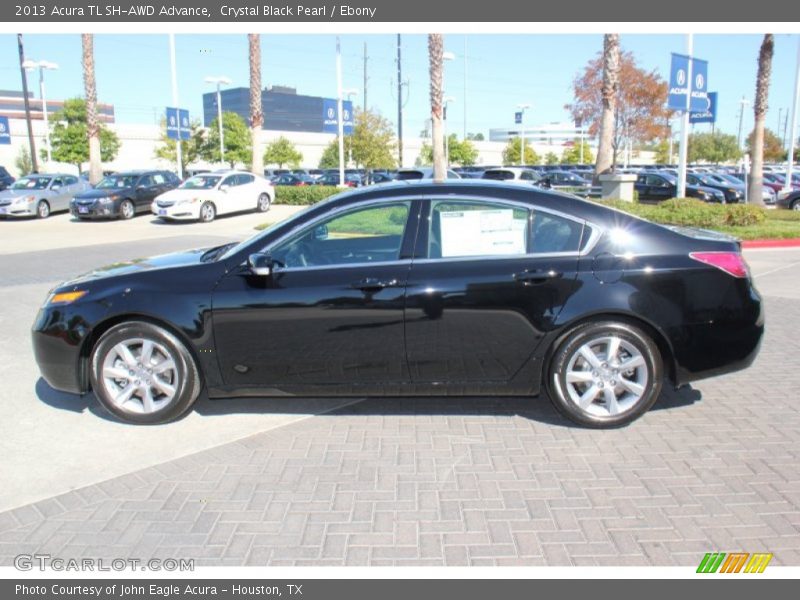 Crystal Black Pearl / Ebony 2013 Acura TL SH-AWD Advance