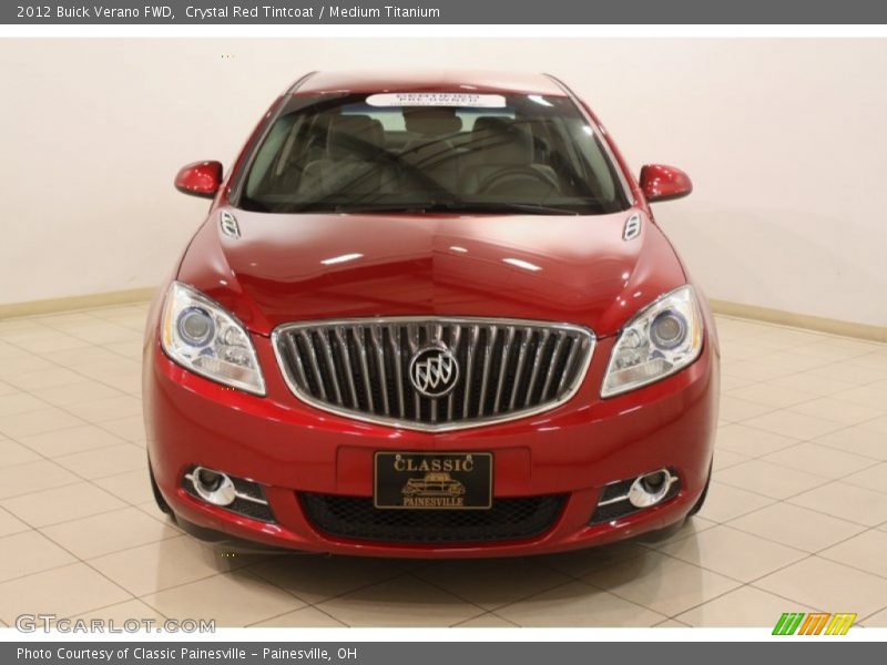 Crystal Red Tintcoat / Medium Titanium 2012 Buick Verano FWD