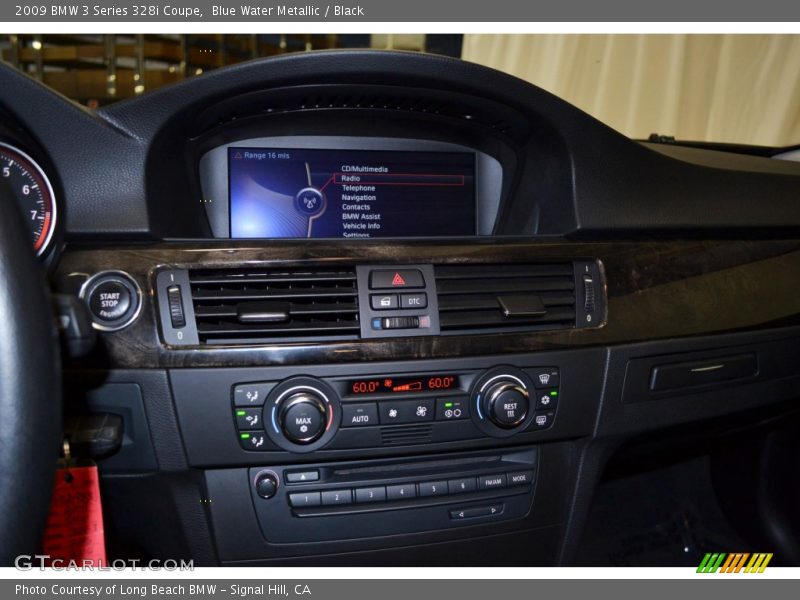 Blue Water Metallic / Black 2009 BMW 3 Series 328i Coupe