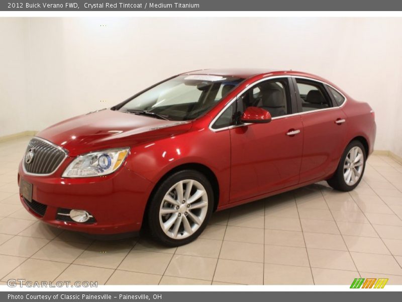 Crystal Red Tintcoat / Medium Titanium 2012 Buick Verano FWD
