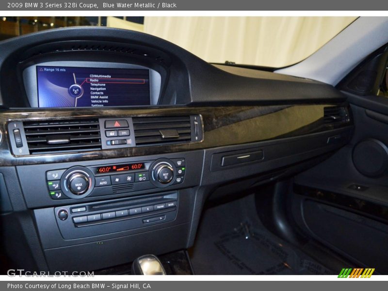 Blue Water Metallic / Black 2009 BMW 3 Series 328i Coupe