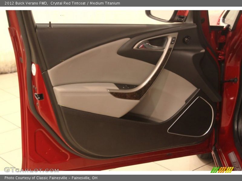 Crystal Red Tintcoat / Medium Titanium 2012 Buick Verano FWD