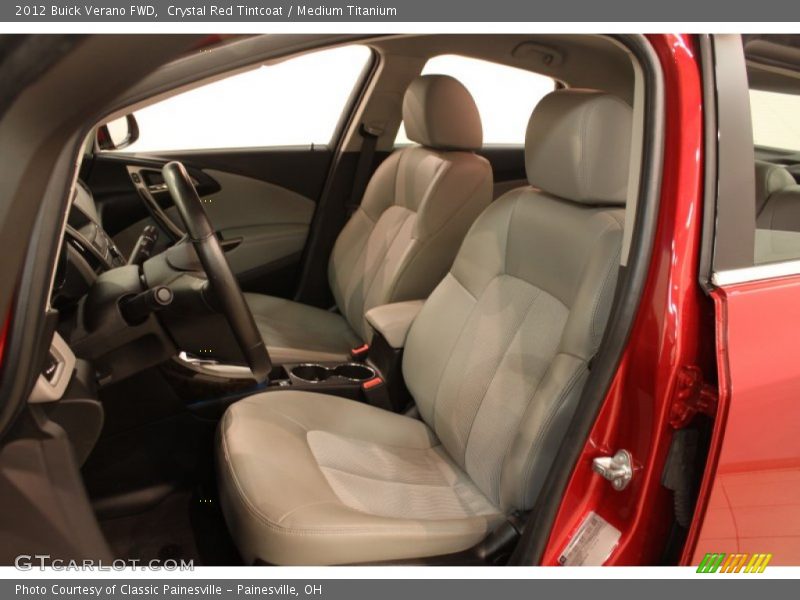 Crystal Red Tintcoat / Medium Titanium 2012 Buick Verano FWD