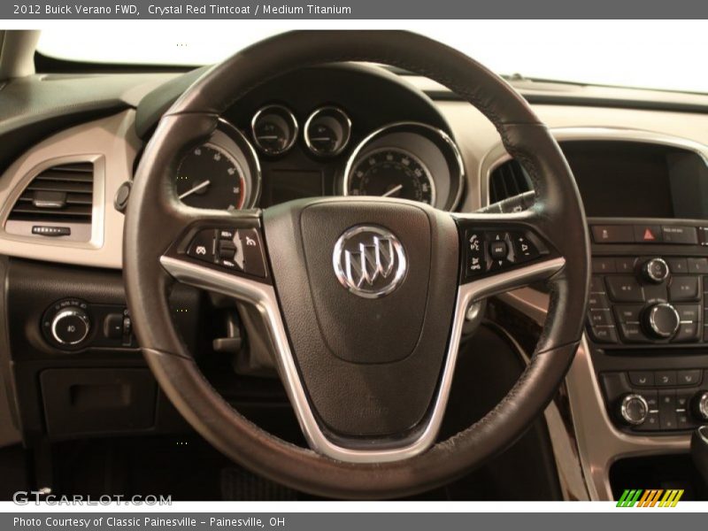 Crystal Red Tintcoat / Medium Titanium 2012 Buick Verano FWD