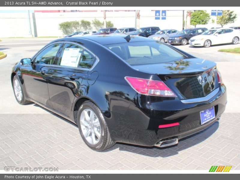 Crystal Black Pearl / Ebony 2013 Acura TL SH-AWD Advance