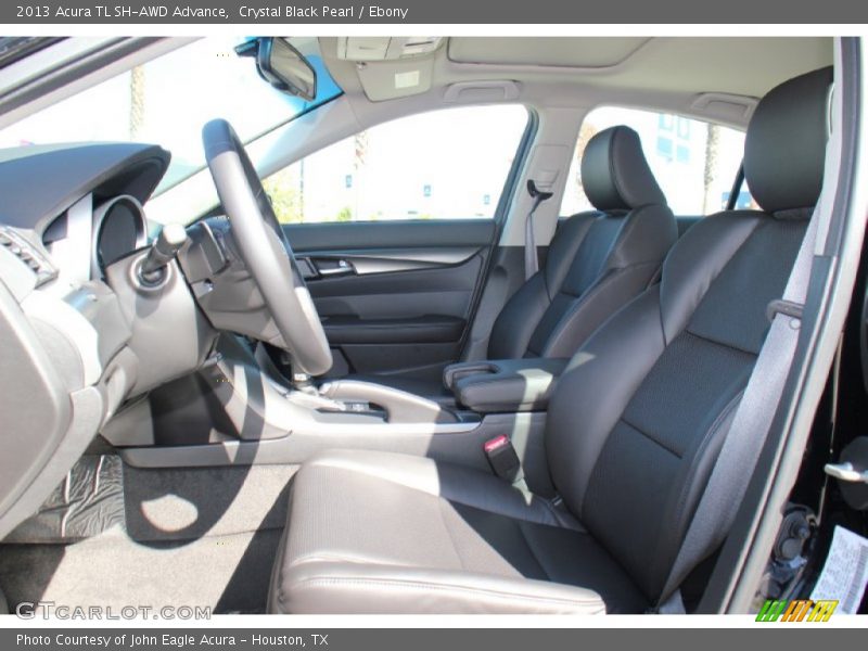 Crystal Black Pearl / Ebony 2013 Acura TL SH-AWD Advance