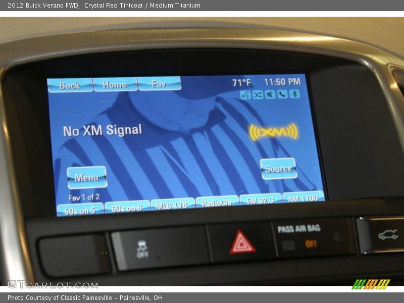 Crystal Red Tintcoat / Medium Titanium 2012 Buick Verano FWD