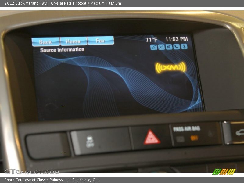 Crystal Red Tintcoat / Medium Titanium 2012 Buick Verano FWD