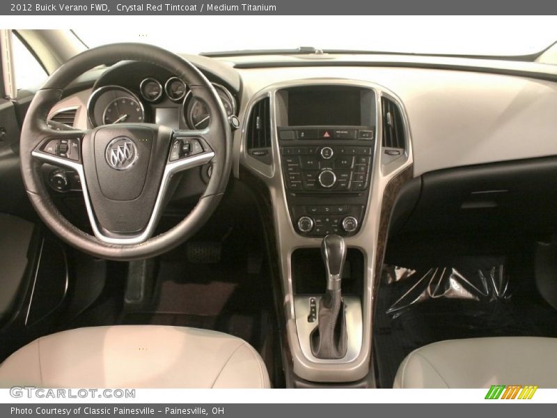 Crystal Red Tintcoat / Medium Titanium 2012 Buick Verano FWD