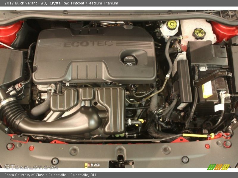 Crystal Red Tintcoat / Medium Titanium 2012 Buick Verano FWD