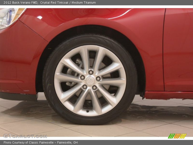 Crystal Red Tintcoat / Medium Titanium 2012 Buick Verano FWD