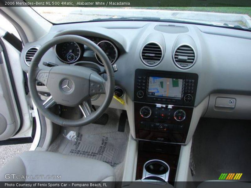 Alabaster White / Macadamia 2006 Mercedes-Benz ML 500 4Matic
