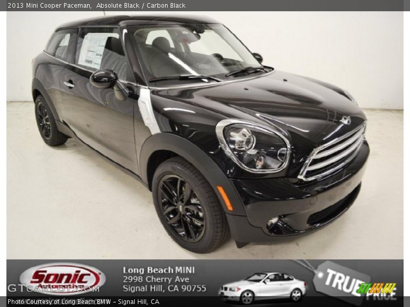 Absolute Black / Carbon Black 2013 Mini Cooper Paceman