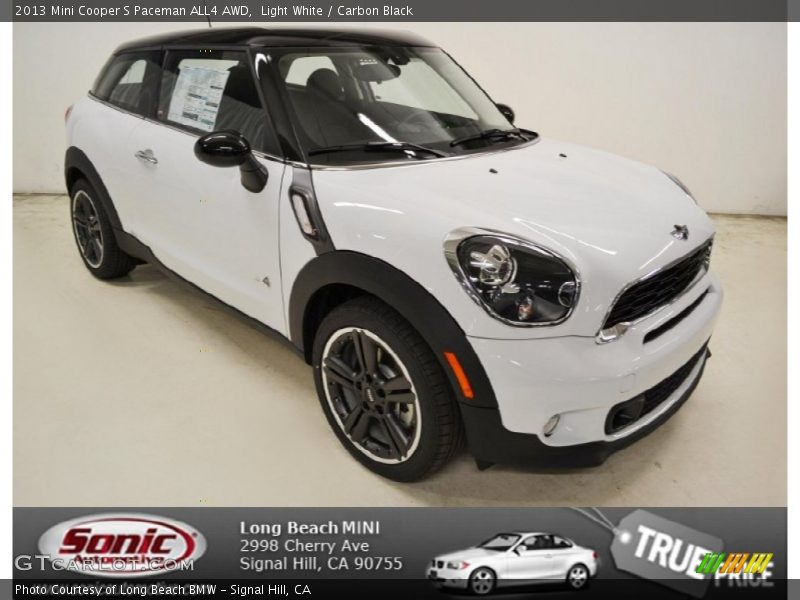 Light White / Carbon Black 2013 Mini Cooper S Paceman ALL4 AWD