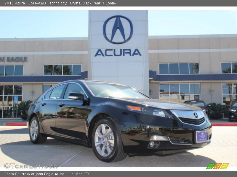 Crystal Black Pearl / Ebony 2013 Acura TL SH-AWD Technology