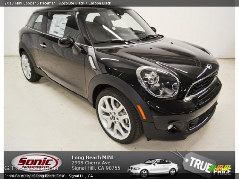 Absolute Black / Carbon Black 2013 Mini Cooper S Paceman