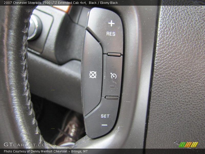Black / Ebony Black 2007 Chevrolet Silverado 1500 LTZ Extended Cab 4x4