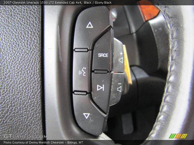 Black / Ebony Black 2007 Chevrolet Silverado 1500 LTZ Extended Cab 4x4