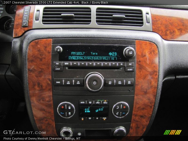 Black / Ebony Black 2007 Chevrolet Silverado 1500 LTZ Extended Cab 4x4