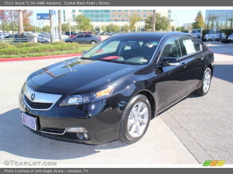 Crystal Black Pearl / Ebony 2013 Acura TL SH-AWD Advance