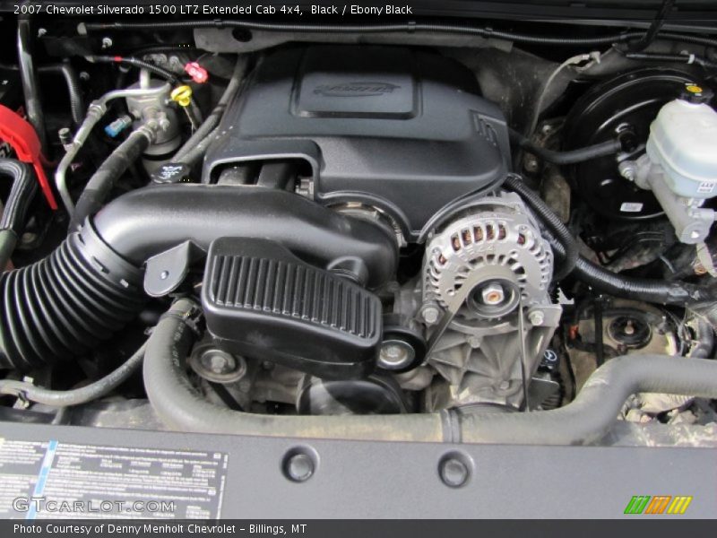 Black / Ebony Black 2007 Chevrolet Silverado 1500 LTZ Extended Cab 4x4