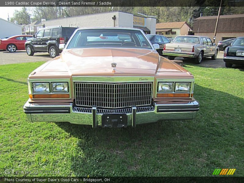 Desert Sand Firemist / Saddle 1980 Cadillac Coupe DeVille