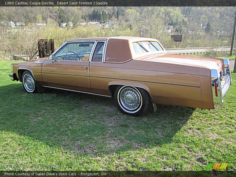 Desert Sand Firemist / Saddle 1980 Cadillac Coupe DeVille
