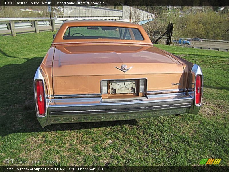 Desert Sand Firemist / Saddle 1980 Cadillac Coupe DeVille