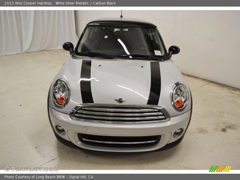 White Silver Metallic / Carbon Black 2013 Mini Cooper Hardtop