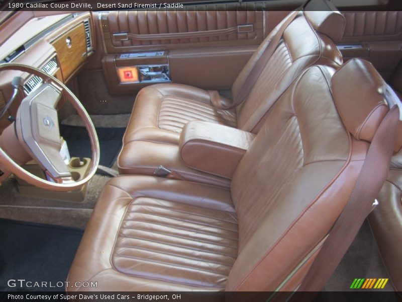 Desert Sand Firemist / Saddle 1980 Cadillac Coupe DeVille