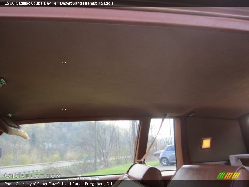 Desert Sand Firemist / Saddle 1980 Cadillac Coupe DeVille