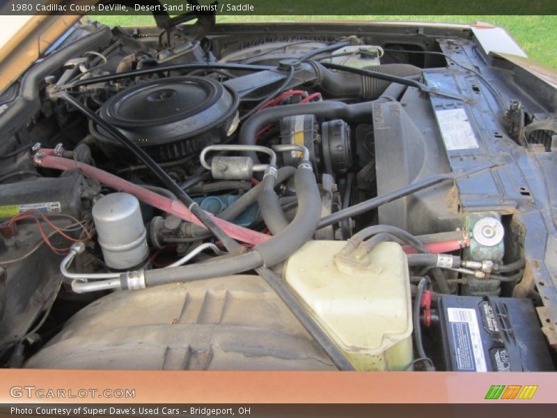 Desert Sand Firemist / Saddle 1980 Cadillac Coupe DeVille