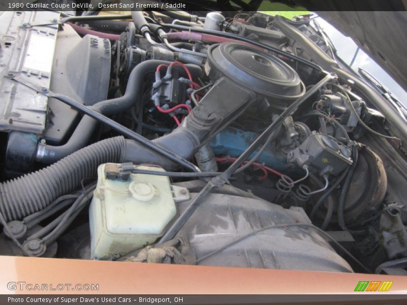 Desert Sand Firemist / Saddle 1980 Cadillac Coupe DeVille