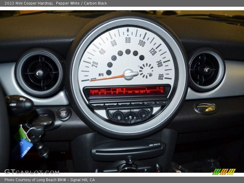 Pepper White / Carbon Black 2013 Mini Cooper Hardtop