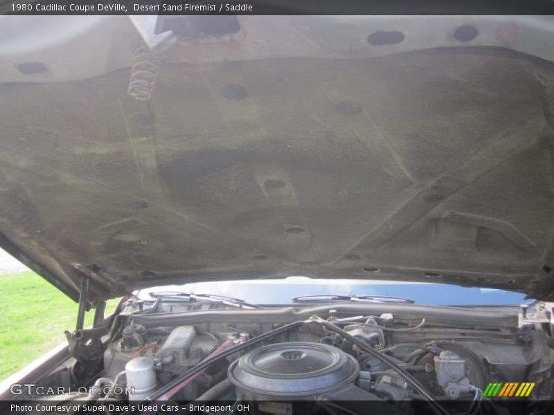 Desert Sand Firemist / Saddle 1980 Cadillac Coupe DeVille