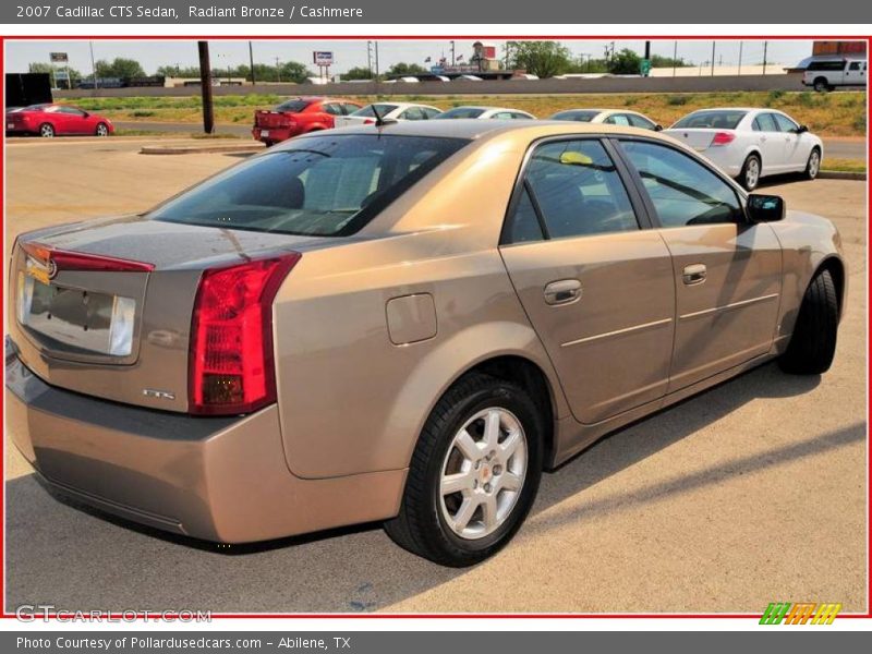 Radiant Bronze / Cashmere 2007 Cadillac CTS Sedan