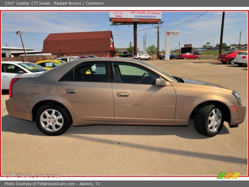 Radiant Bronze / Cashmere 2007 Cadillac CTS Sedan