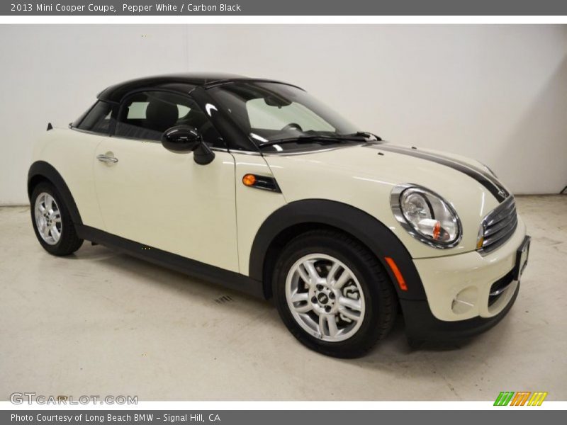 Pepper White / Carbon Black 2013 Mini Cooper Coupe