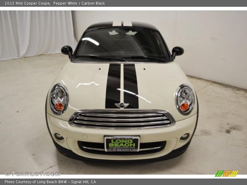 Pepper White / Carbon Black 2013 Mini Cooper Coupe