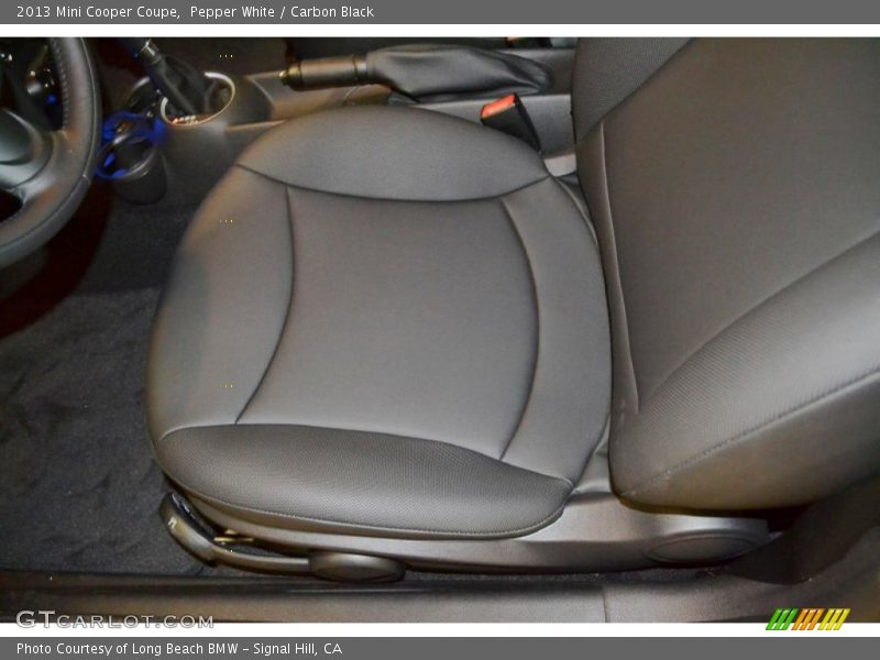 Pepper White / Carbon Black 2013 Mini Cooper Coupe