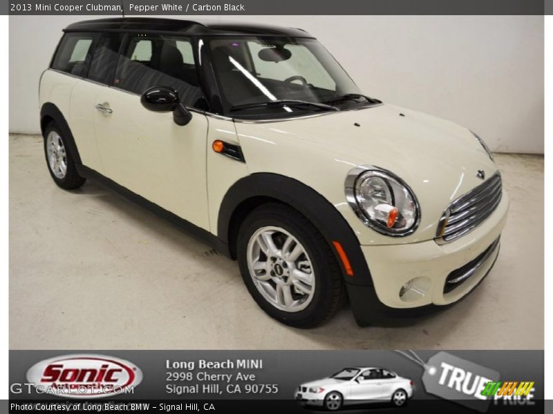 Pepper White / Carbon Black 2013 Mini Cooper Clubman