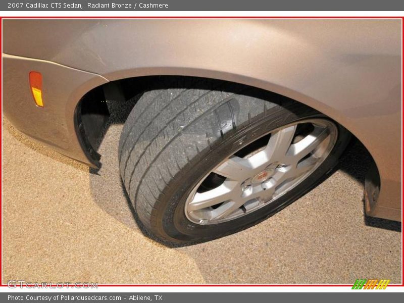 Radiant Bronze / Cashmere 2007 Cadillac CTS Sedan