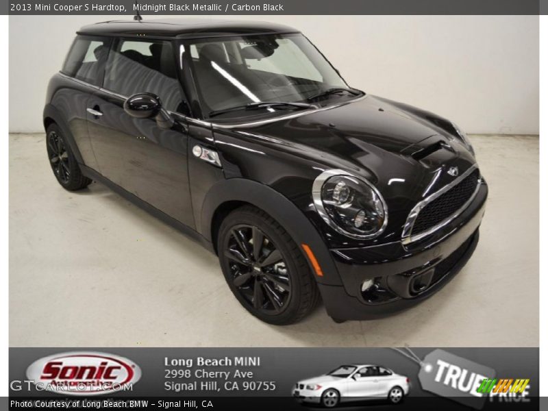 Midnight Black Metallic / Carbon Black 2013 Mini Cooper S Hardtop