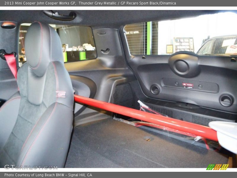 Thunder Grey Metallic / GP Recaro Sport Black/Dinamica 2013 Mini Cooper John Cooper Works GP